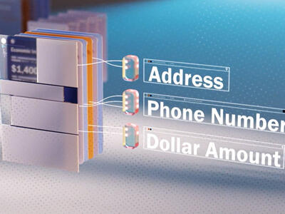 Address, Phone Numbers and Dollar Amount